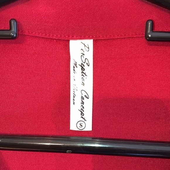 Womens PerSeption Concept Long Sleeved Blouse Shirt Top Size S - Picture 3 of 6